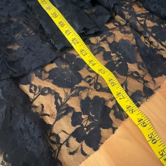 Origami Jacket Duster Women 0 Black Western Festival Lace Denim Button Up Boho - Picture 12 of 16